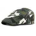 Military Style Beret Fashion Camo Newsboy Hat plaid Ivy Cap